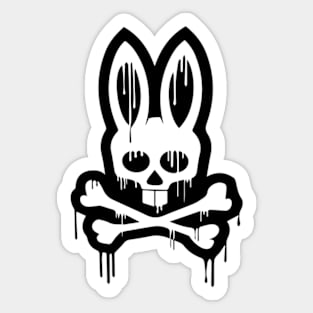 Bunny Skull Sticker